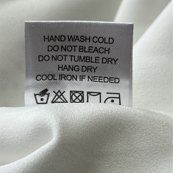 House of Harlow 1960 X Revolve Rosalin White and Black Polka Dot Halter Dress L - Picture 9 of 9